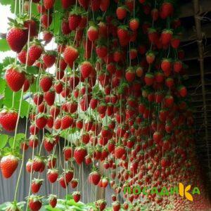Клубника ампельная Анастасия купить по цене от 370р. в интернет-магазине «Посадика» с доставкой почтой в в Вяземскийе и по всей России – [изображение №1].
